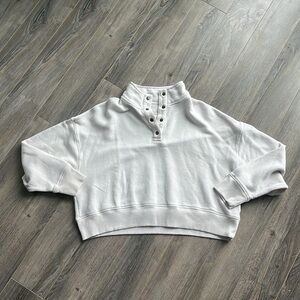 American Eagle Button Up Crewneck